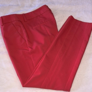 Express Red Pants Skinny Fit‎